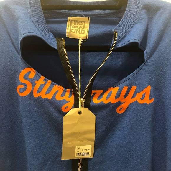 Cropped Cutout Zipper Shirt - One of a kind - Picture 4 of 4